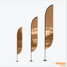 Load image into Gallery viewer, Tangerine Feather Flag