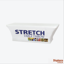 Load image into Gallery viewer, Printed Stretch Table Throw